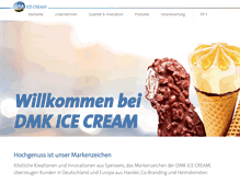 Tablet Screenshot of dmk-eis.de